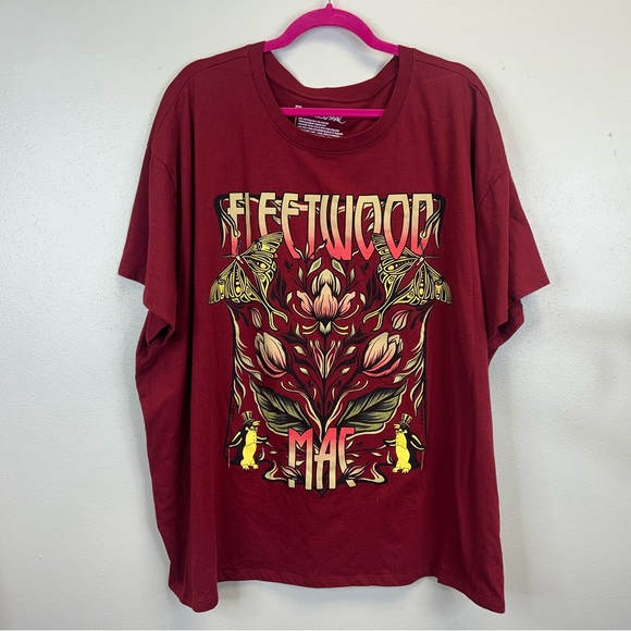 Fleetwood Mac Women’s 4X plus size Graphic T-Shirt Cotton blend EUC Band tee - Picture 2 of 9